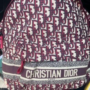 Luxury Burgundy Backpack